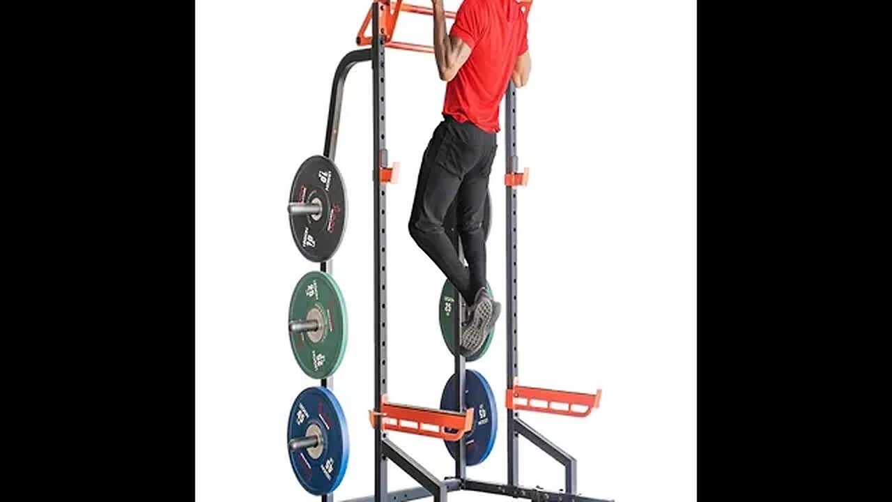 POWER ZONE HALF RACK HEAVY DUTY POWER CAGE