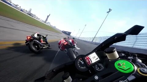 TESTING KAWASAKI NINJA H2 ON THE DAYTONA CIRCUIT ONBOARD CÂMERA THE FASTEST MOTORCYCLES IN THE WORLD