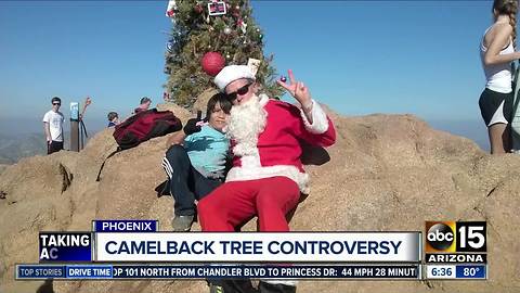 Camelback Christmas tree controversy