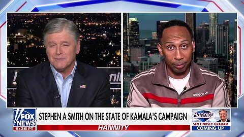 Stephen A. Smith and Hannity discuss the state of the Harris campaign