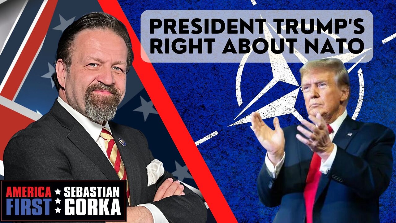 President Trump's right about NATO. Rep. Michael Waltz with Sebastian Gorka on AMERICA First