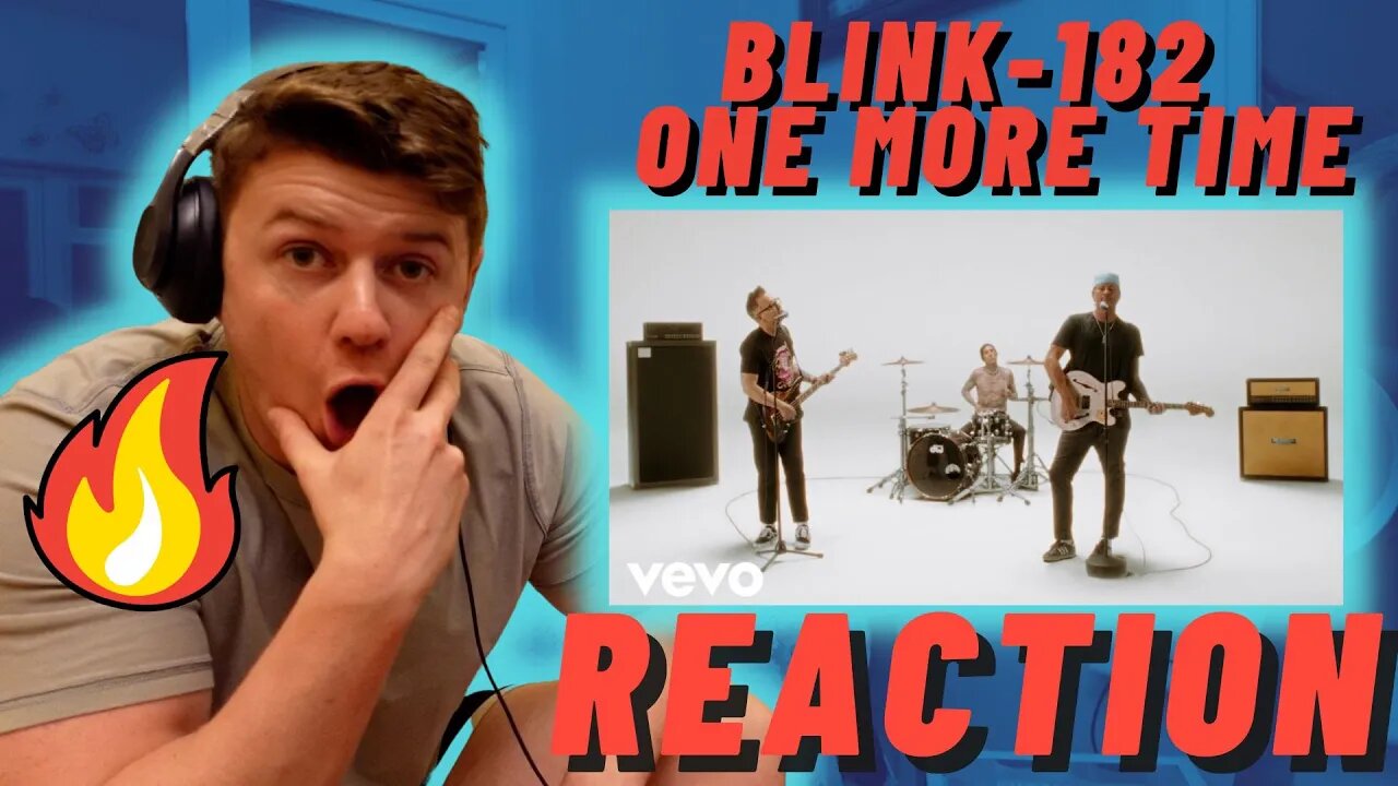 blink-182 - ONE MORE TIME - IRISH REACTION - TRAVIS SINGS!