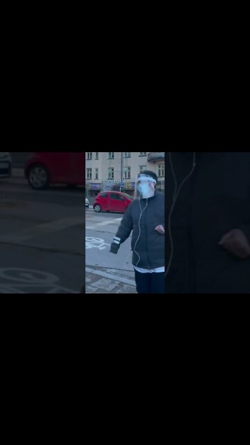 Skyddad man en helt vanlig dag på stan!