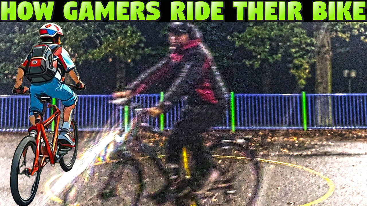 HOW GAMERS RIDE THEIR BIKE 🚴 VS NORMAL PEOPLE