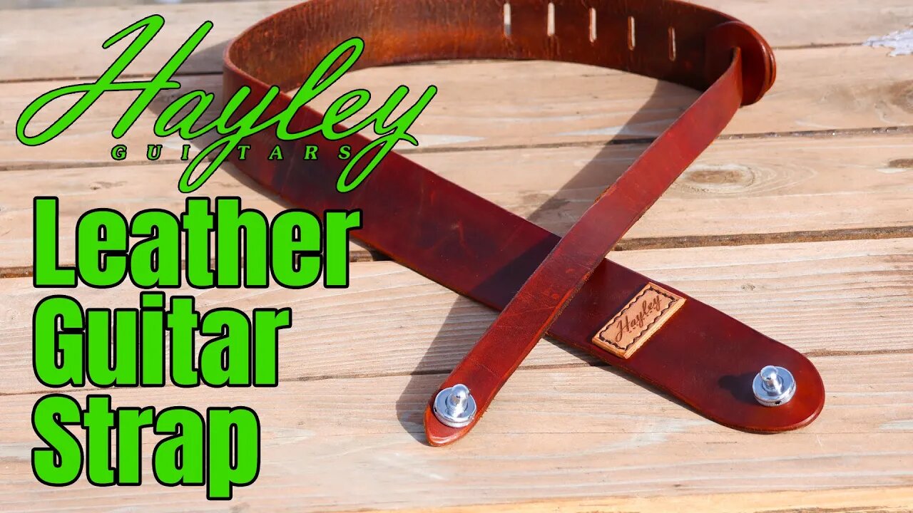 How to make a Leather Guitar Strap