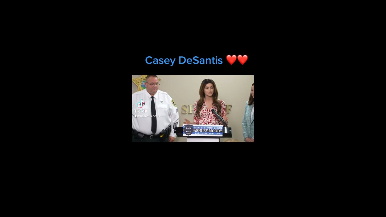 Casey DeSantis praises law enforcement heroes