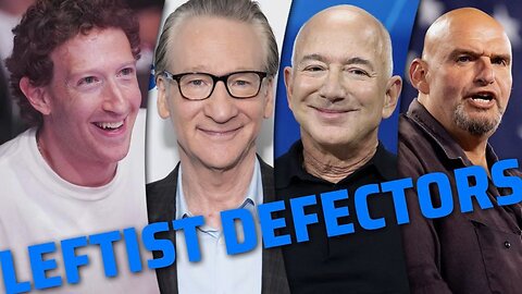 Jeff Bezos, Bill Maher, Mark Zuckerberg, Senator Fetterman, and Other Leftists Defect To The Trump Camp — Alex Jones: The Time Has Come For Leftists Everywhere To Convert To Team Humanity!