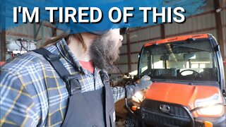 When You Don't Feel Like Vlogging | The Kubota Doesn't Want To Work Today