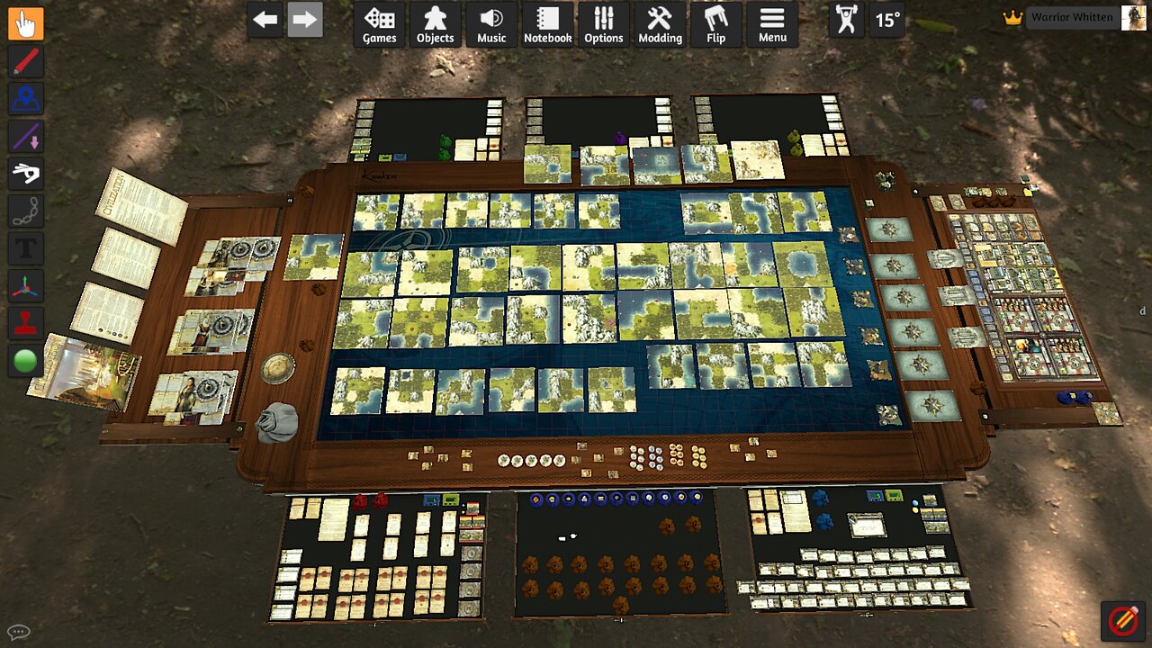 Civilization the Board Game Showcase on Tabletop Simulator