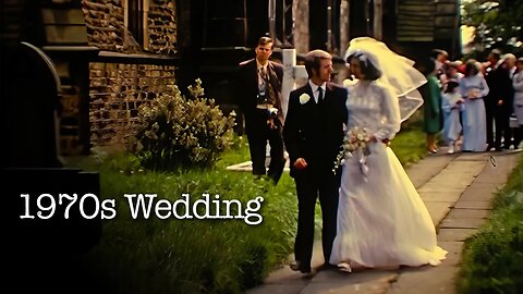 Ruth's Wedding 1975 ~ AI Enhanced 8MM Film