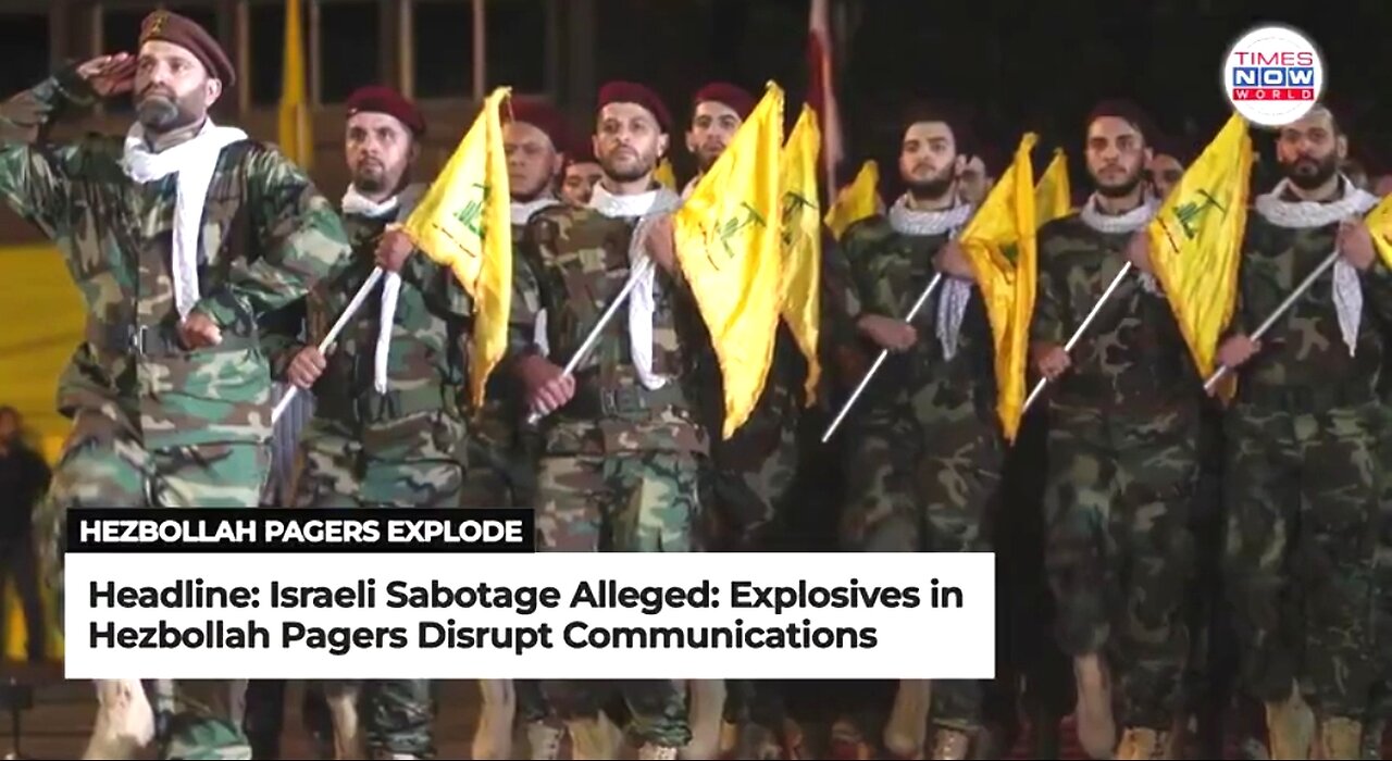 BREAKING NEWS - MASS PAGER EXPLOSIONS: MOSSADS LATEST MOVE AGAINST HEZBOLLAH? 🔥