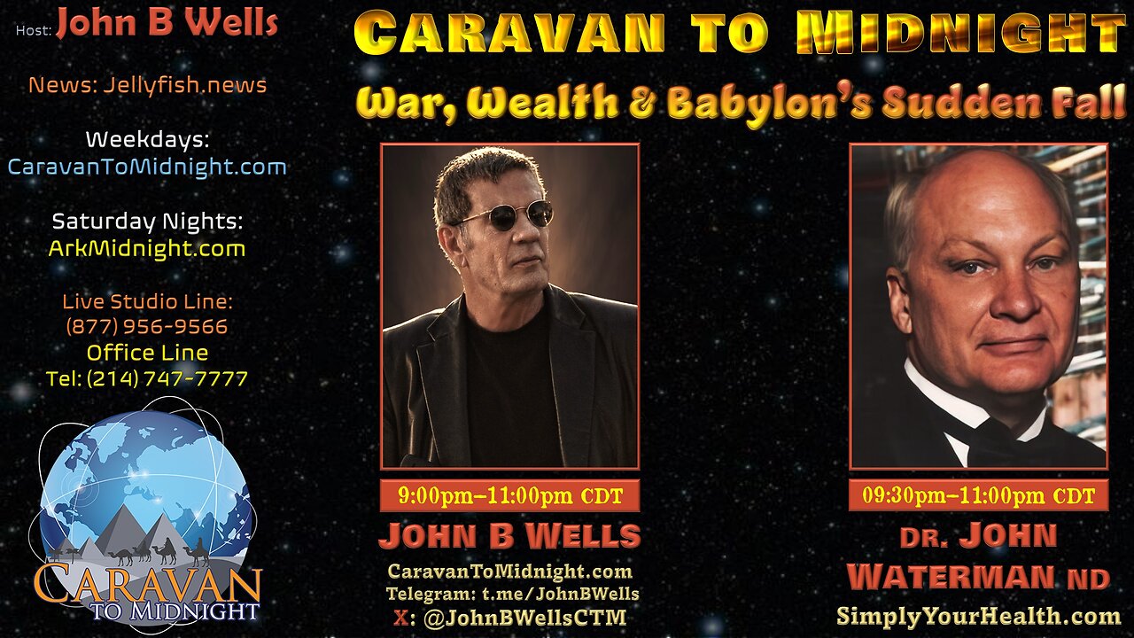 War, Wealth, & Babylon's Sudden Fall - John B Wells LIVE