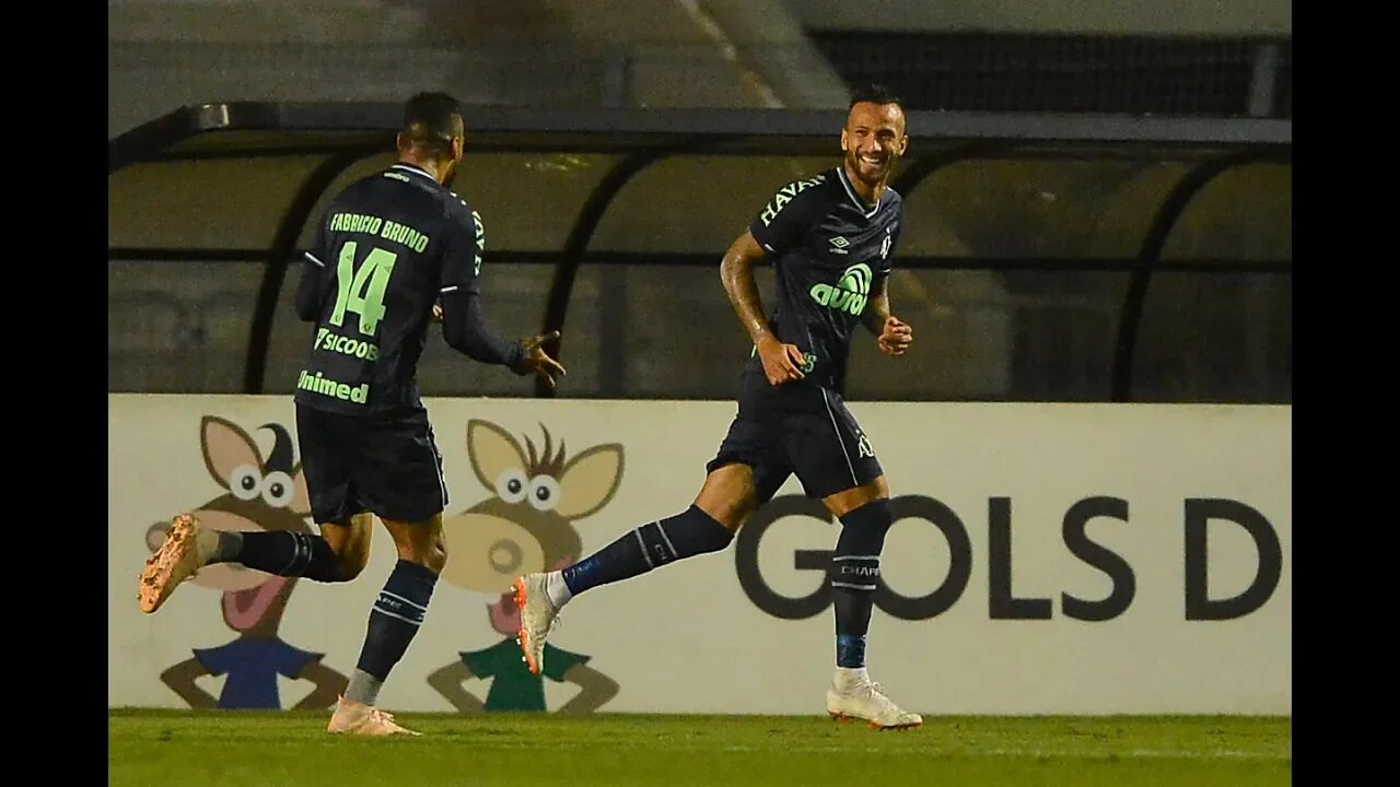 Gol de Leandro Pereira - Santos 0 x 1 Chapecoense - Narração de Fausto Favara