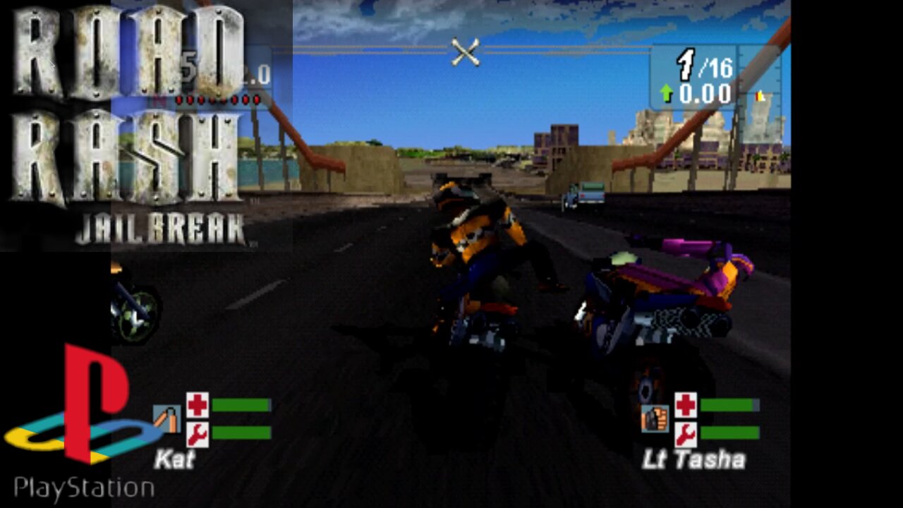 Road Rash Jailbreak Playthrough Playstation 1 PS1