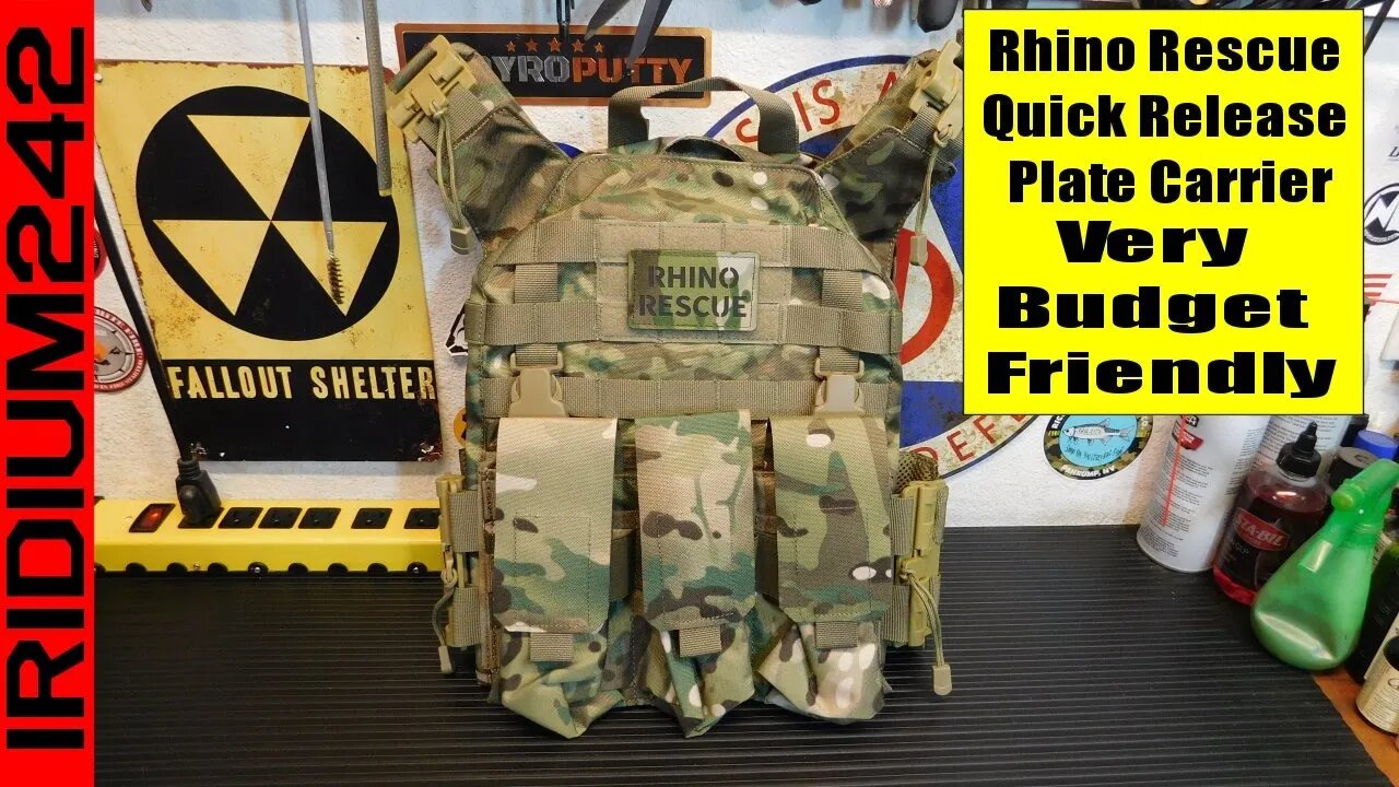 Rhino Rescue Quick Release Plate Carrier - Affordable Gear!