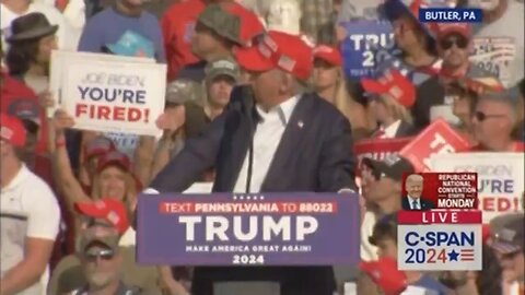 BREAKING: 🇺🇸 Former President Donald Trump shot at rally