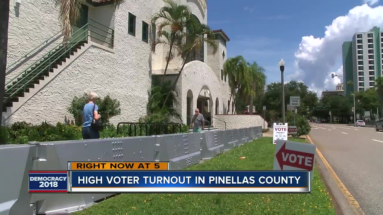 High voter turn out in Pinellas County