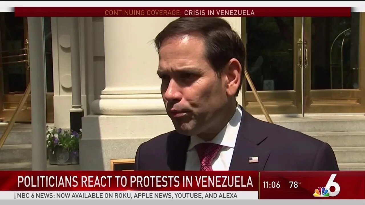 Rubio: We must continue to do what we're doing now, which is stand with the people of Venezuela