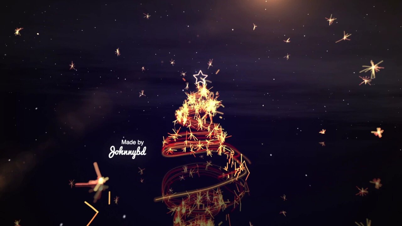 After Effects Template - Christmas Sparkle Tree