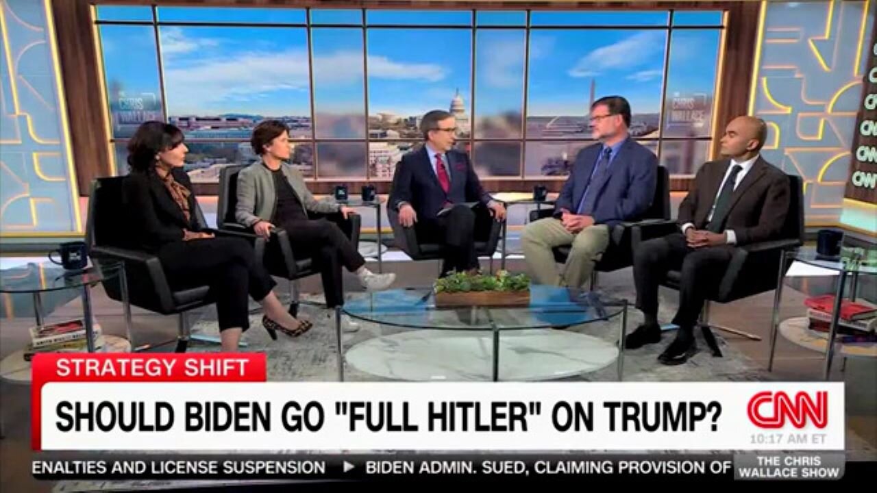 CNN Panel: Should Biden Go 'Full Hitler' On Trump?