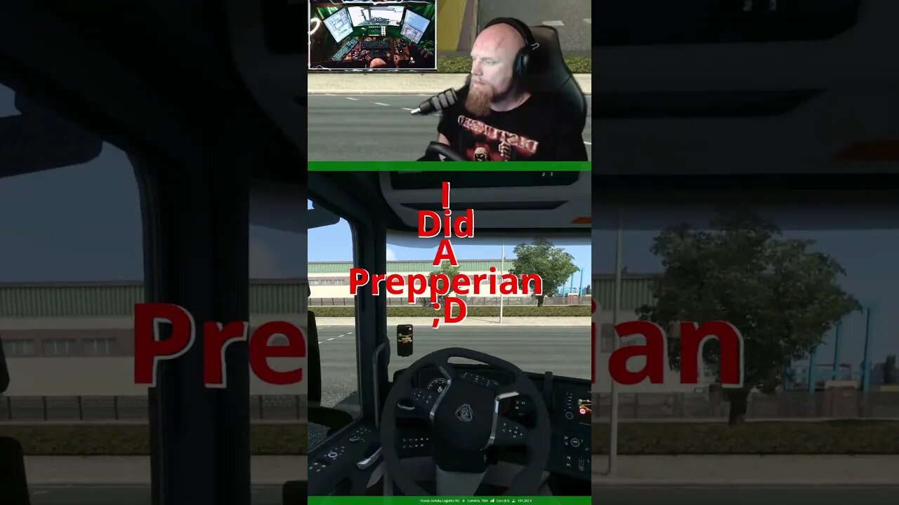 I Did A @Prepperian #eurotrucksimulator2 #ets2 #game #scandinavianwolf #streaming #shorts