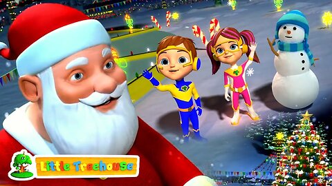 Jingle Bells | Christmas Songs for Babies | Xmas Carols & Nursery Rhymes | Cartoon Videos for Kids