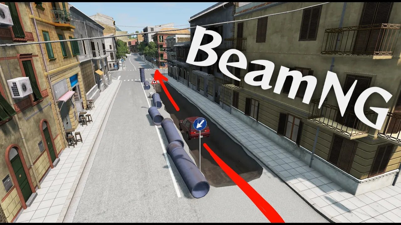 BeamNG | Crash | Pit