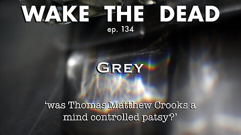 WTD ep.134 Grey 'was Thomas Matthew Crooks a mind controlled patsy?'