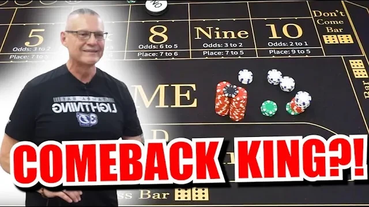 š„COMEBACK KINGš„ 30 Roll Craps Challenge - WIN BIG or BUST #304