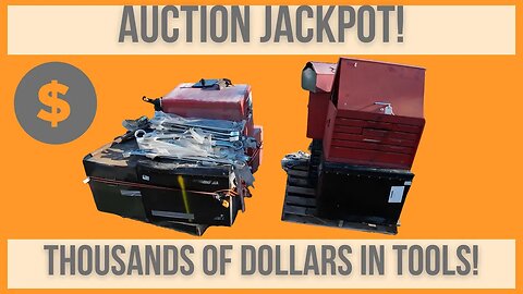 Jackpot! Thousands of Dollars in Tools for Under $600! #mechanic #auction #diy