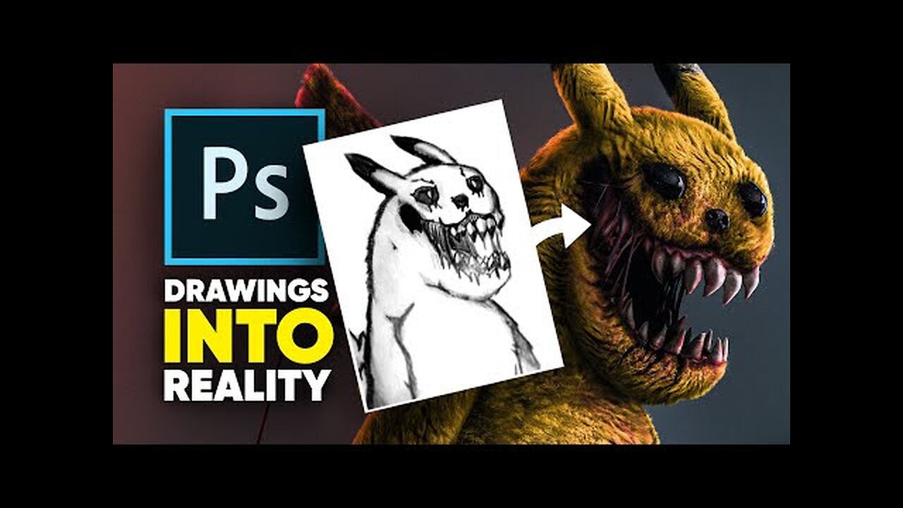 Photoshoping a fans drawing | photoshop editing