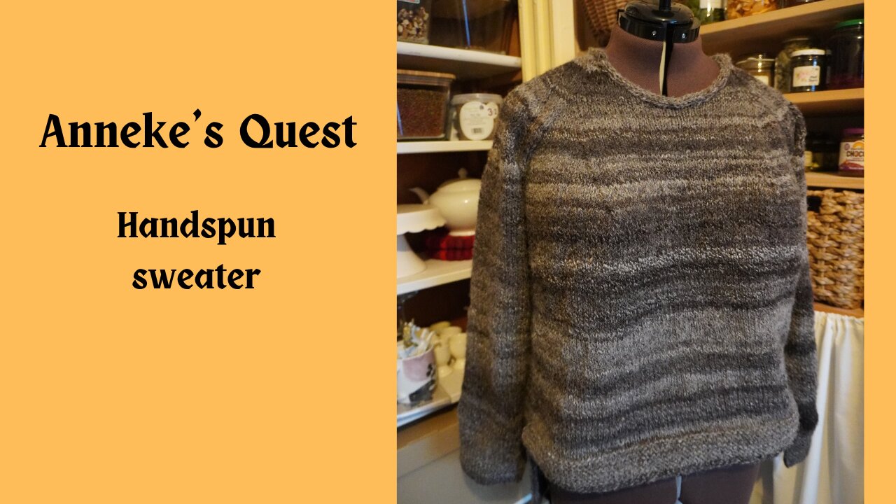 Handspun sweater, long version