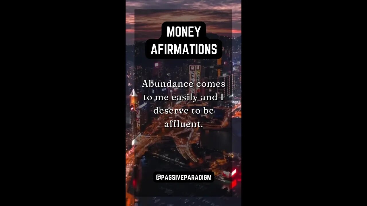 Money Affirmations for Wealth #shorts