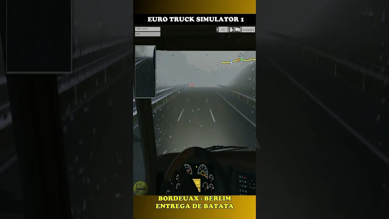 EURO TRUCK SIMULATOR 1 PT BR #18 BORDEUX BERLIM TRANSPORTE BATATAS #semedissaum #pc #games