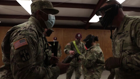 U.S. Army Medicine Sergeants Major participate in a high value target medical lane