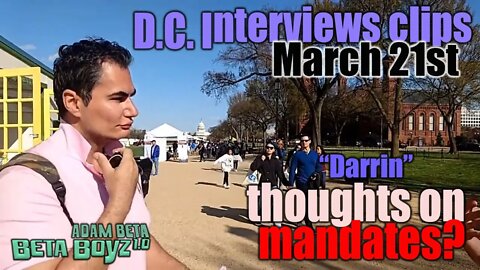 Lib2Liberty DC interview clips "Darrin" March 21st thoughts on People's Convoy