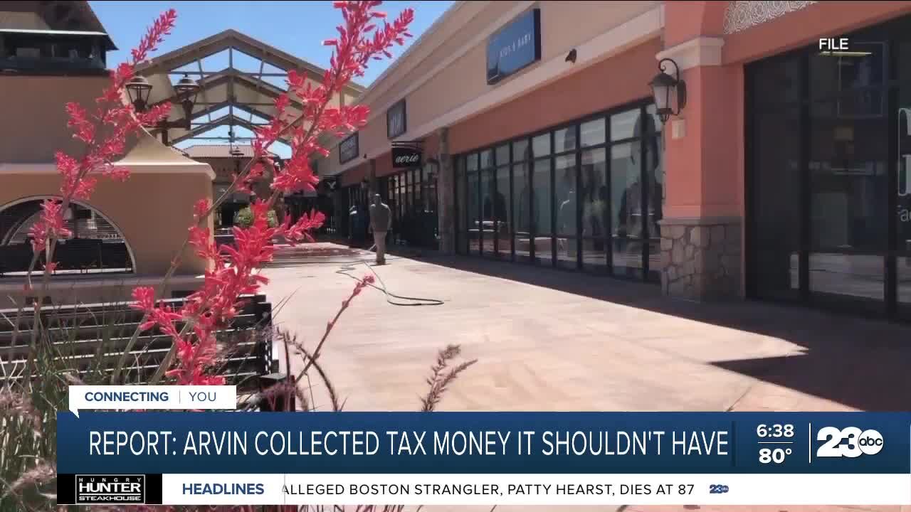 Report: Arvin collected tax money it shouldn't have