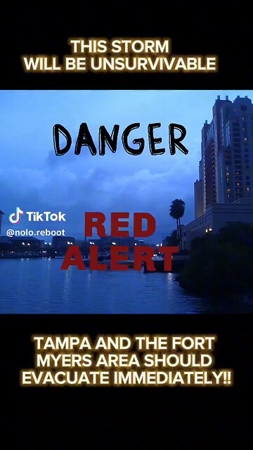 Evacuate Now! Hurricane Milton is A Category 5!