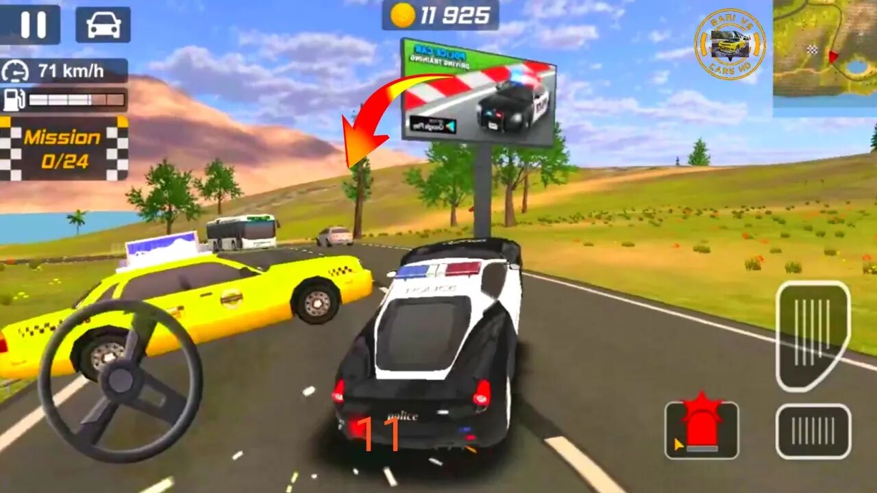 HD police vs gari game #711 police Gameplay Best Car Games Drift Gari Driving 2023 Android