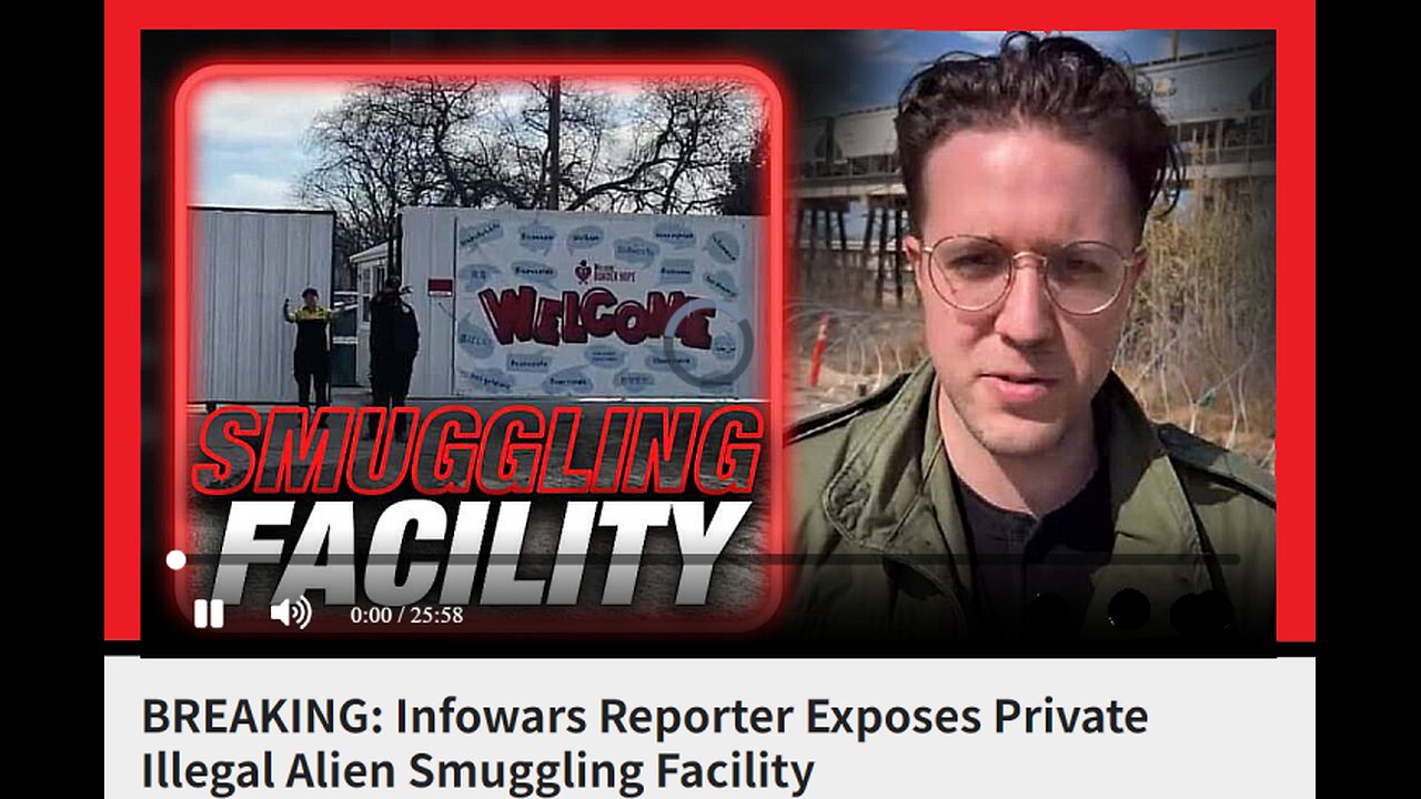 Infowars Reporter Exposes Private Illegal Alien Smuggling Facility