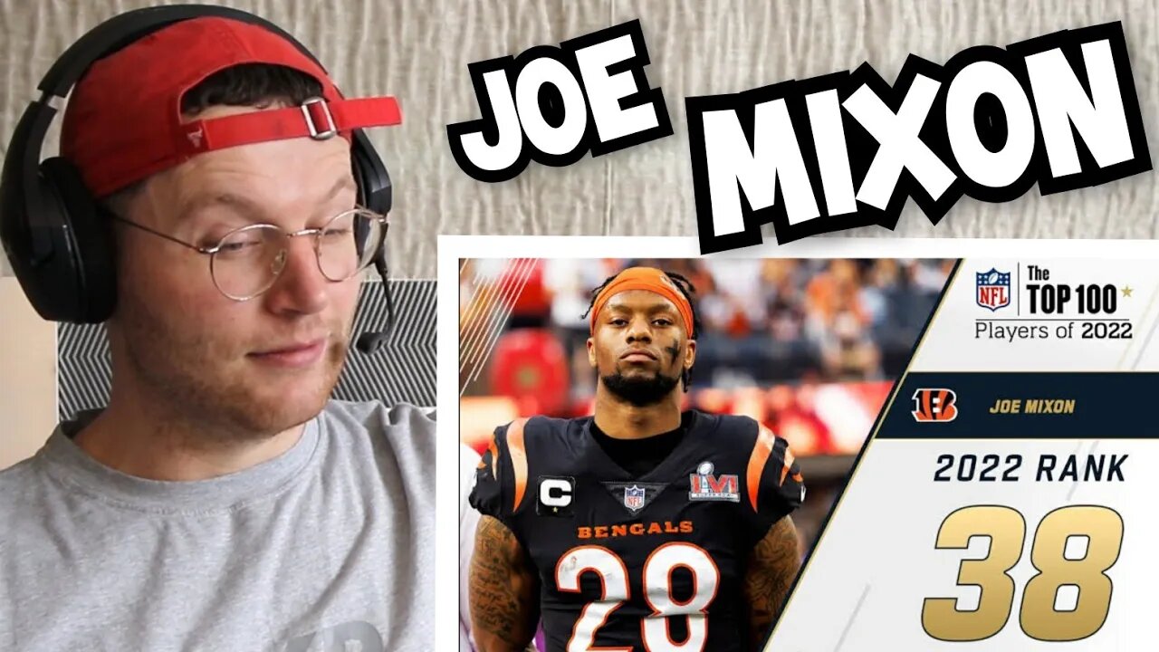 Rugby Player Reacts to JOE MIXON (Cincinnati Bengals, RB) #38 NFL Top 100 Players in 2022