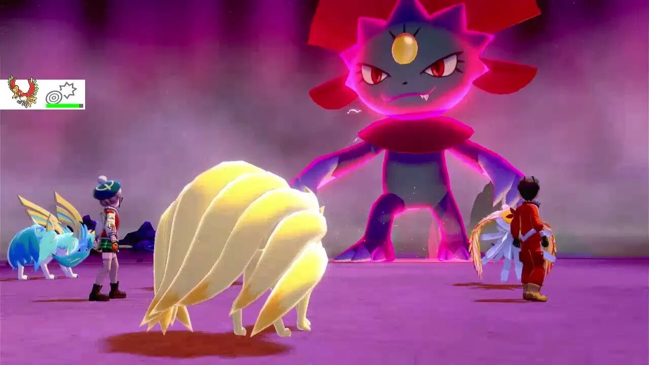 Pokémon Sword - Battling Dynamax Weavile