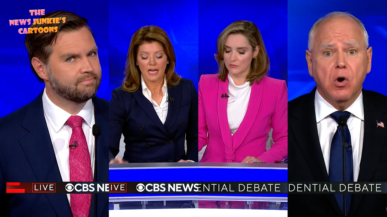 Epic! JD Vance vs 3 liberal dummies at the "debate."