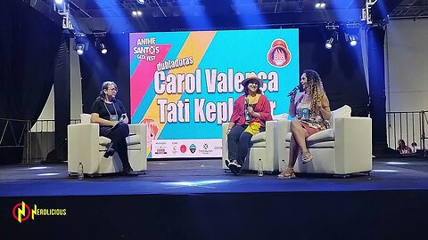 🎙️ ENTREVISTA! Dubladoras de One Piece batendo papo com o público no Anime Santos Geek Fest 2023