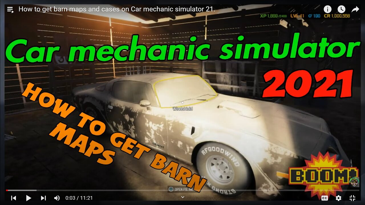 How to get barn maps and cases on Car mechanic simulator 21.