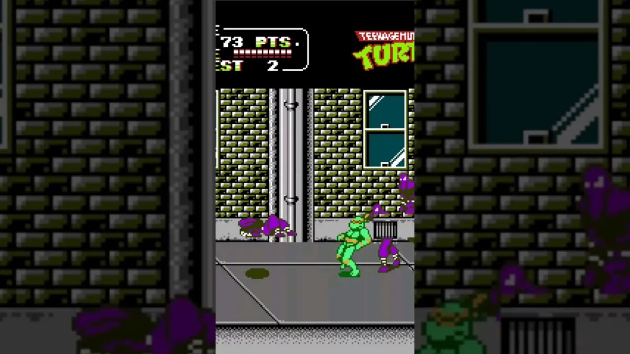 Teenage Mutant Ninjas Turtles 2 #videogame #youtubeshorts #youtube #game #gamer #shortsvideo #games