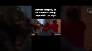 Trump supporters being ATTACKED! #shorts