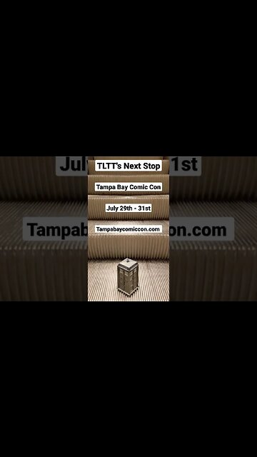 Next Stop #TBCC #DrWHO #ChristopherEccleston #SUBSCRIBE YouTube.com/TheLegendOfTheTravelingTARDIS