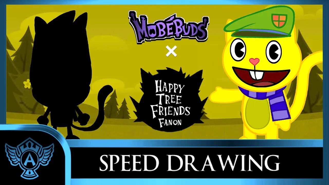 Speed Drawing: Happy Tree Friends Fanon - Fyruzy | Mobebuds Style