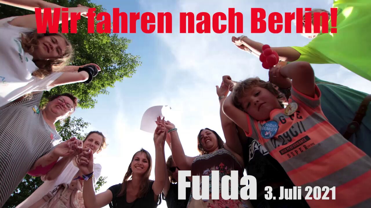 Die Demo zu Fulda aus dem Blickwinkel der "Entfesselten Kamera" 03.07.2021